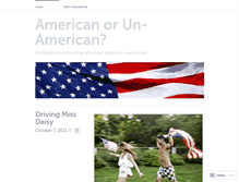 Tablet Screenshot of americanorunamerican.wordpress.com