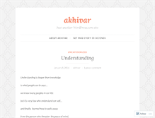 Tablet Screenshot of akhivar.wordpress.com
