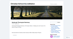 Desktop Screenshot of christianschoolaccreditation.wordpress.com