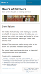 Mobile Screenshot of hoursofdevours.wordpress.com