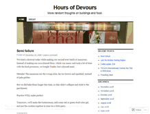 Tablet Screenshot of hoursofdevours.wordpress.com