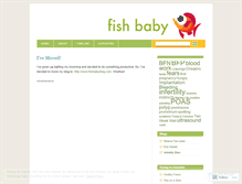 Tablet Screenshot of fishbaby.wordpress.com