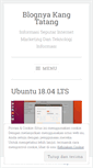 Mobile Screenshot of kangtatang.wordpress.com