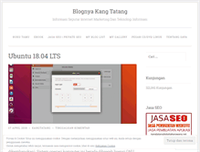 Tablet Screenshot of kangtatang.wordpress.com