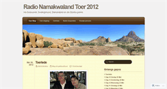 Desktop Screenshot of damaralandtoer2012.wordpress.com