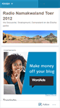 Mobile Screenshot of damaralandtoer2012.wordpress.com