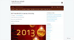 Desktop Screenshot of 365entradas.wordpress.com