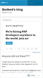Mobile Screenshot of bedbed.wordpress.com