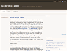 Tablet Screenshot of cupcakegrangectx.wordpress.com