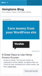 Mobile Screenshot of hemptons.wordpress.com