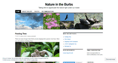 Desktop Screenshot of natureintheburbs.wordpress.com