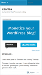 Mobile Screenshot of czarles.wordpress.com