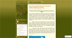 Desktop Screenshot of dewasastra.wordpress.com