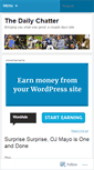 Mobile Screenshot of dailychatter.wordpress.com