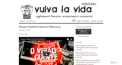 Desktop Screenshot of festivalvulvalavida.wordpress.com
