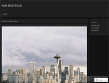 Tablet Screenshot of markbriley.wordpress.com