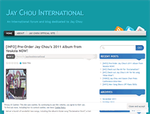 Tablet Screenshot of jaychouinternational.wordpress.com