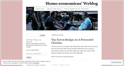Desktop Screenshot of homoeconomicusnet.wordpress.com