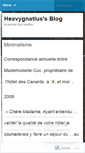 Mobile Screenshot of heavygnatius.wordpress.com