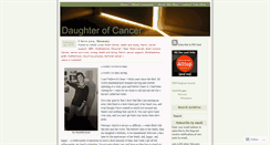 Desktop Screenshot of daughterofcancer.wordpress.com