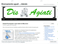 Tablet Screenshot of disagiati.wordpress.com