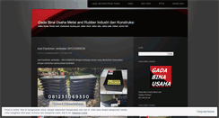 Desktop Screenshot of gadabinausaha.wordpress.com
