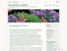 Tablet Screenshot of angelsgarden.wordpress.com