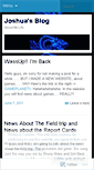 Mobile Screenshot of joshuadpwg.wordpress.com