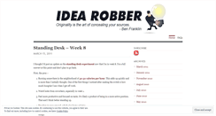 Desktop Screenshot of idearobber.wordpress.com