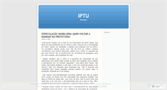 Desktop Screenshot of iptu.wordpress.com