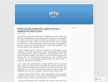 Tablet Screenshot of iptu.wordpress.com