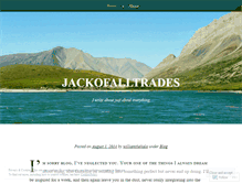 Tablet Screenshot of joalltrades.wordpress.com