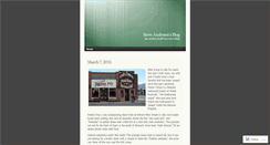 Desktop Screenshot of 4stevenanderson.wordpress.com