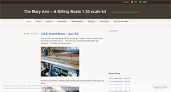 Desktop Screenshot of maryanndrydock.wordpress.com
