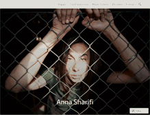 Tablet Screenshot of annasharifi.wordpress.com