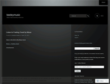 Tablet Screenshot of keeleymusic.wordpress.com