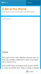 Mobile Screenshot of abitoftheworld.wordpress.com