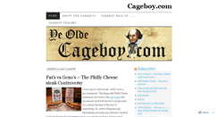 Desktop Screenshot of cageboy.wordpress.com