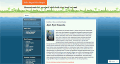 Desktop Screenshot of bukubagus.wordpress.com