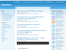 Tablet Screenshot of bemebetter.wordpress.com