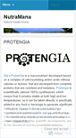 Mobile Screenshot of nutramana.wordpress.com