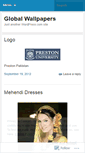 Mobile Screenshot of globalwallpapers.wordpress.com