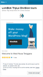 Mobile Screenshot of lomboktripledivision.wordpress.com