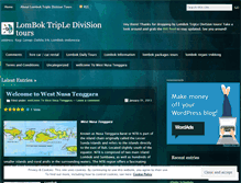 Tablet Screenshot of lomboktripledivision.wordpress.com