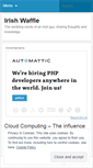 Mobile Screenshot of irishwaffle.wordpress.com