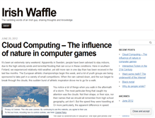 Tablet Screenshot of irishwaffle.wordpress.com