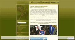 Desktop Screenshot of militarymemoryquilts.wordpress.com