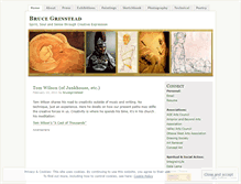 Tablet Screenshot of brucegrinstead.wordpress.com