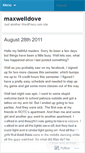 Mobile Screenshot of maxwelldove.wordpress.com