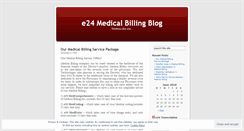 Desktop Screenshot of e24biller.wordpress.com